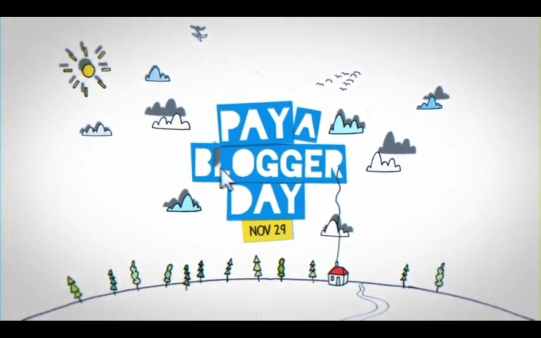 29. November – pay a blogger day