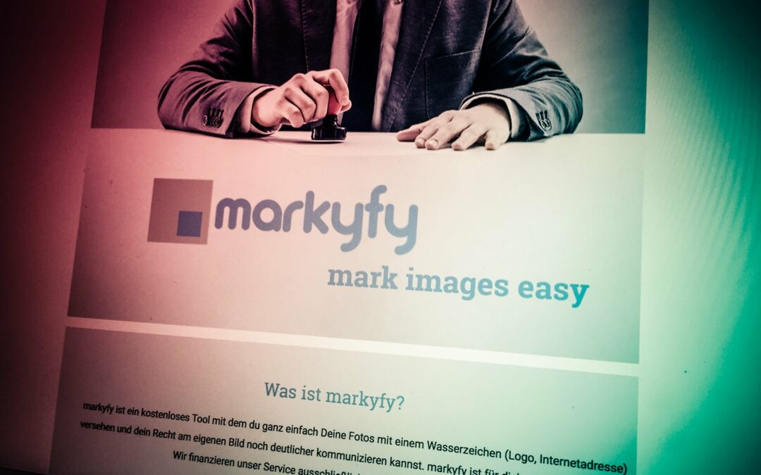 markyfy.it – Wasserzeichen auf Bilder packen, einfach und kostenlos