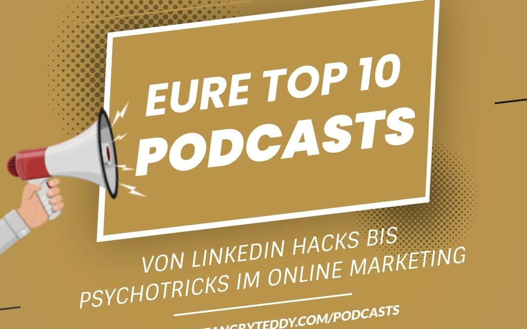 Von LinkedIn Hacks bis Psychotricks im Online Marketing – eure Lieblingspodcasts 2021