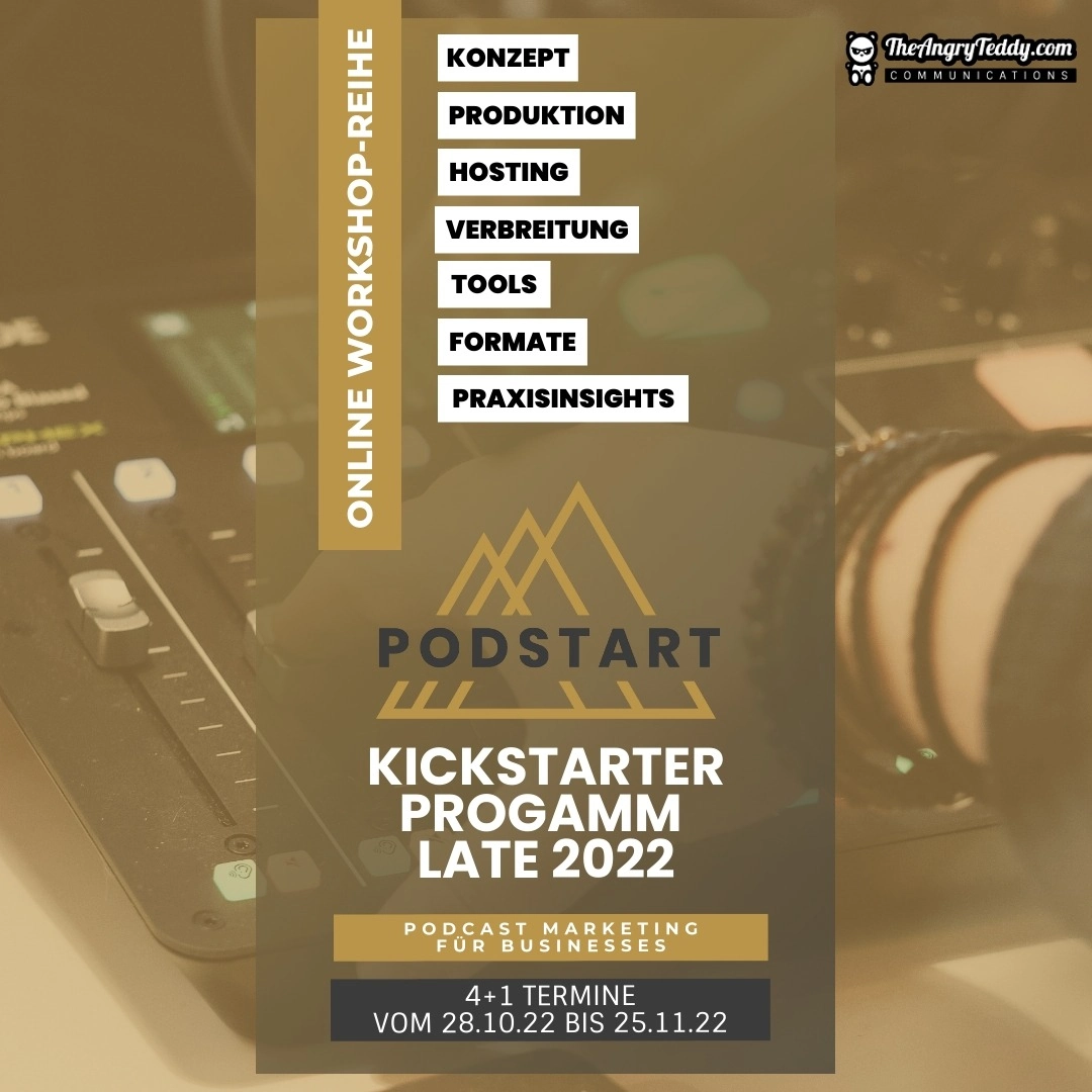 Podstart Kickstarter Programm Podcast Marketing