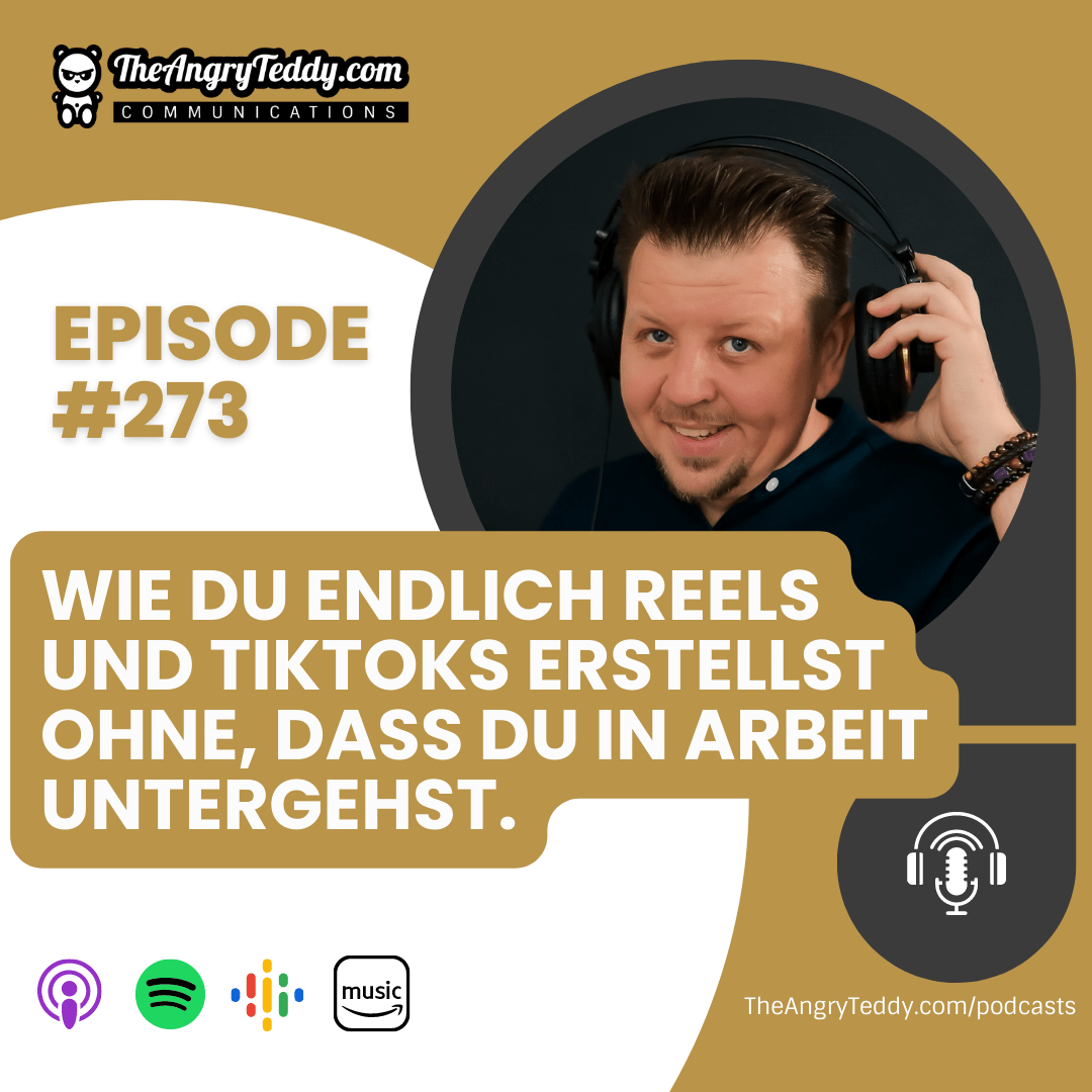 Wie du endlich Reels und TikToks erstellst ohne, dass du in Arbeit untergehst | TAT0273