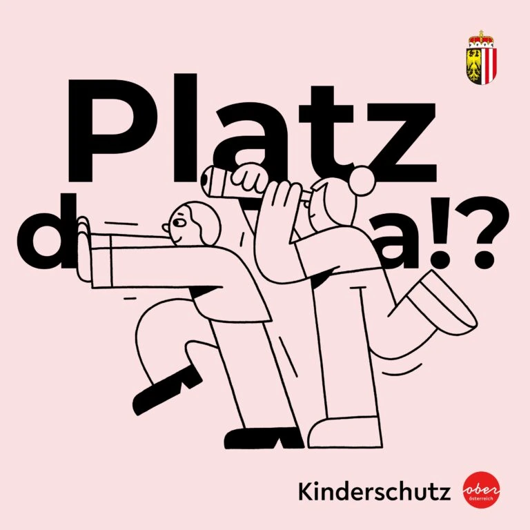 Cover des Podcasts Platz da!? der Kinder- und Jugendhilfe Oberösterreich